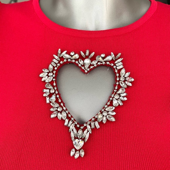 𝑮𝒐𝒓𝒈𝒆𝒐𝒖𝒔 𝑹𝒆𝒅 𝑲𝒏𝒊𝒕 𝑴𝒊𝒅𝒊 𝑫𝒓𝒆𝒔𝒔 ❤️ - Picture 4 of 6